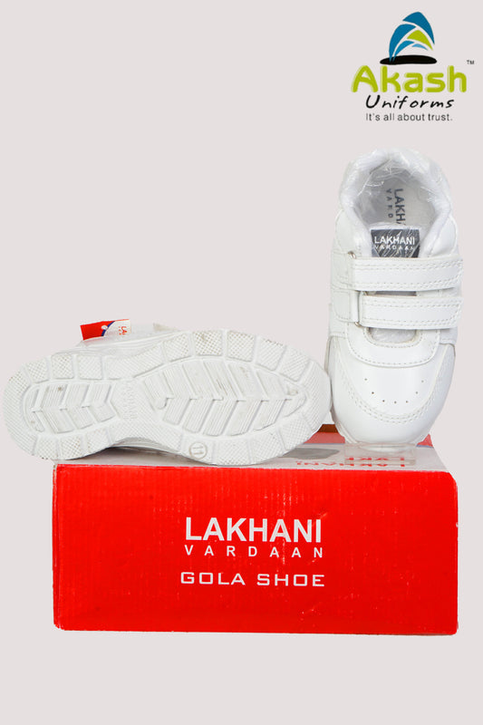 GENERAL SHOES - WHITE - VALCRO - LAKHANI GOLA