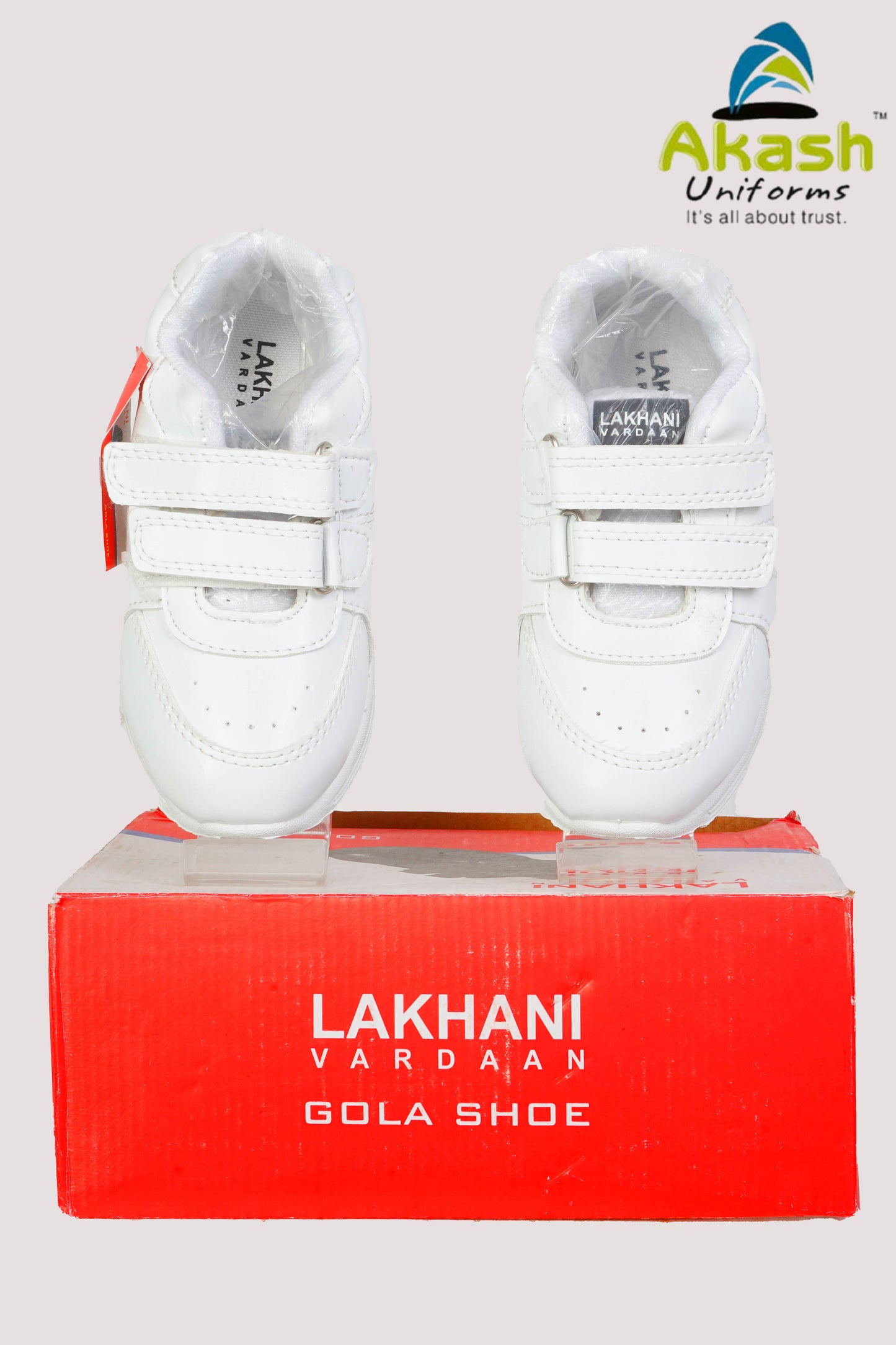 GENERAL SHOES - WHITE - VALCRO - LAKHANI GOLA