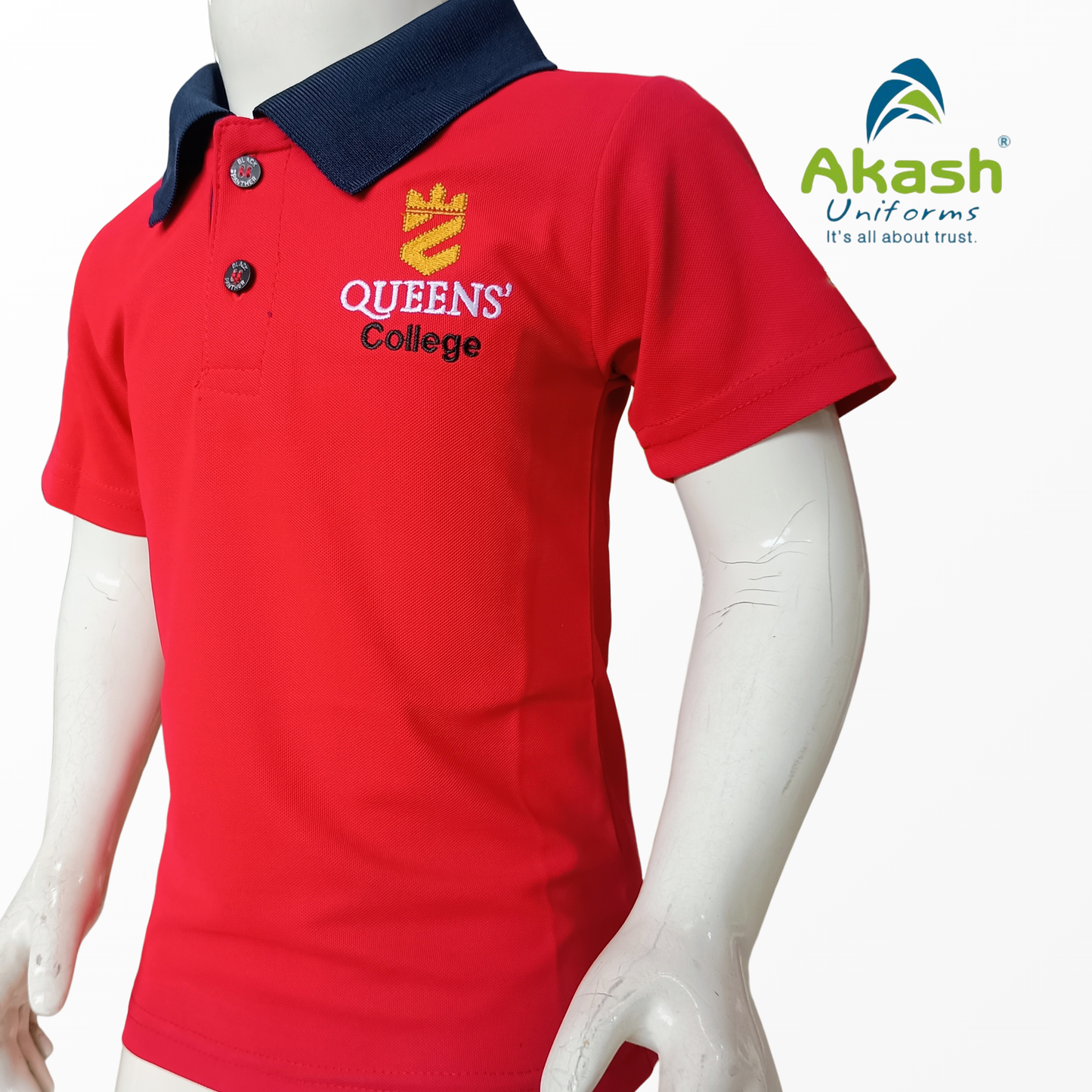 QUEENS' COLLEGE RED -T SHIRT