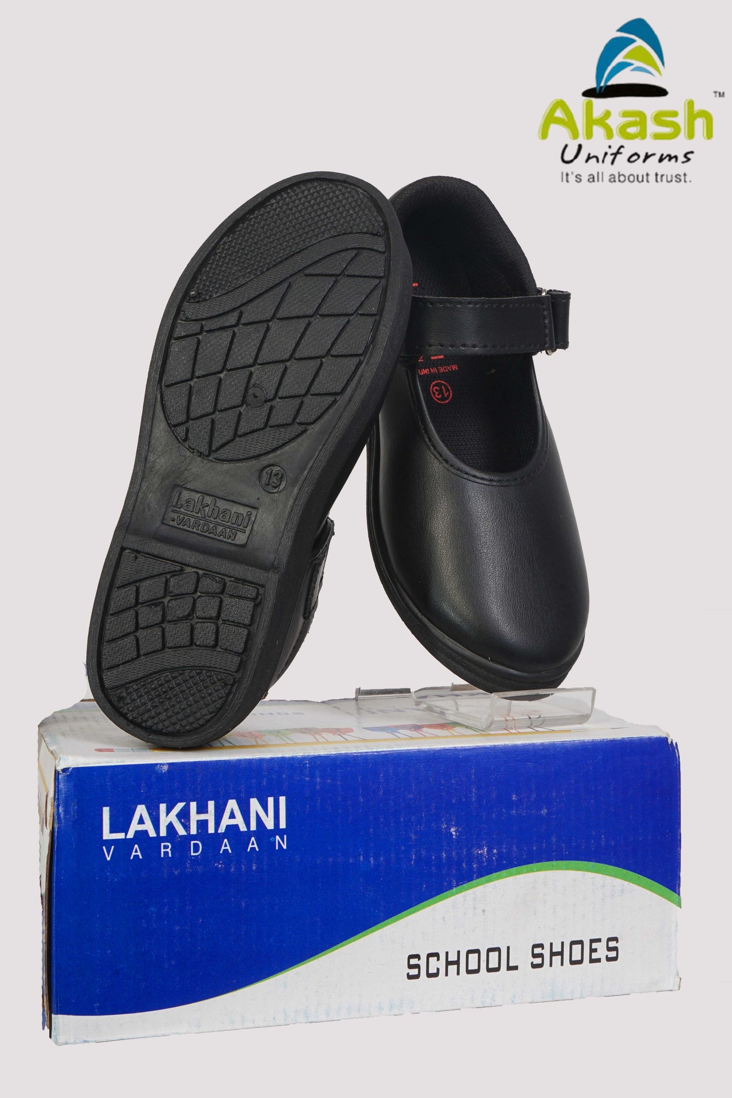 GENERAL SHOES - BLACK - VALCRO - LAKHANI BELLY