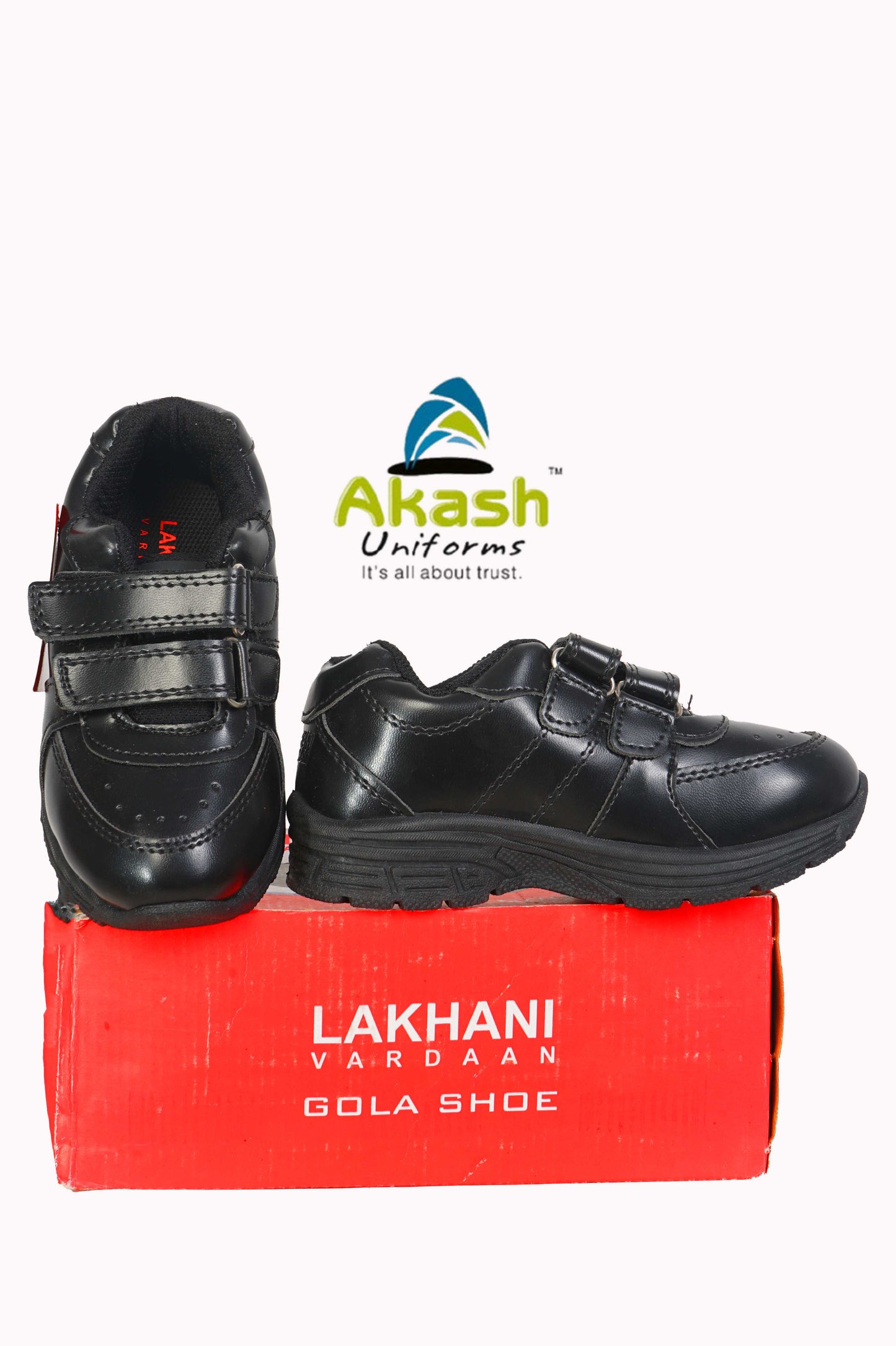 GENERAL SHOES - BLACK - VALCRO - LAKHANI GOLA