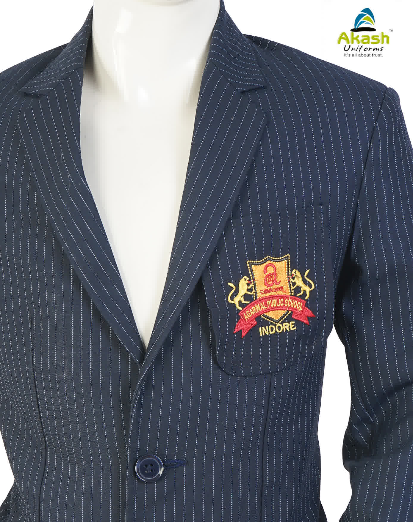 AGARWAL PUBLIC (BLUE LINING) BLAZER (Class 6-12)