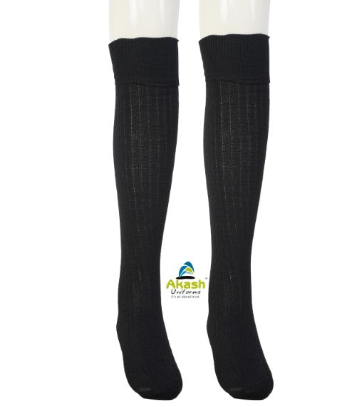 LAURELS WINTER LONG SOCKS BLACK (GIRLS)