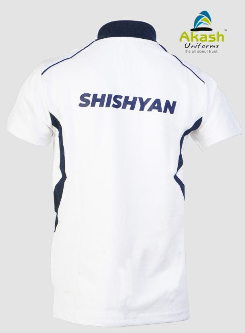 THE SHISHUKUNJ INTERNATIONAL SCHOOL, INDORE WHITE T-SHIRT