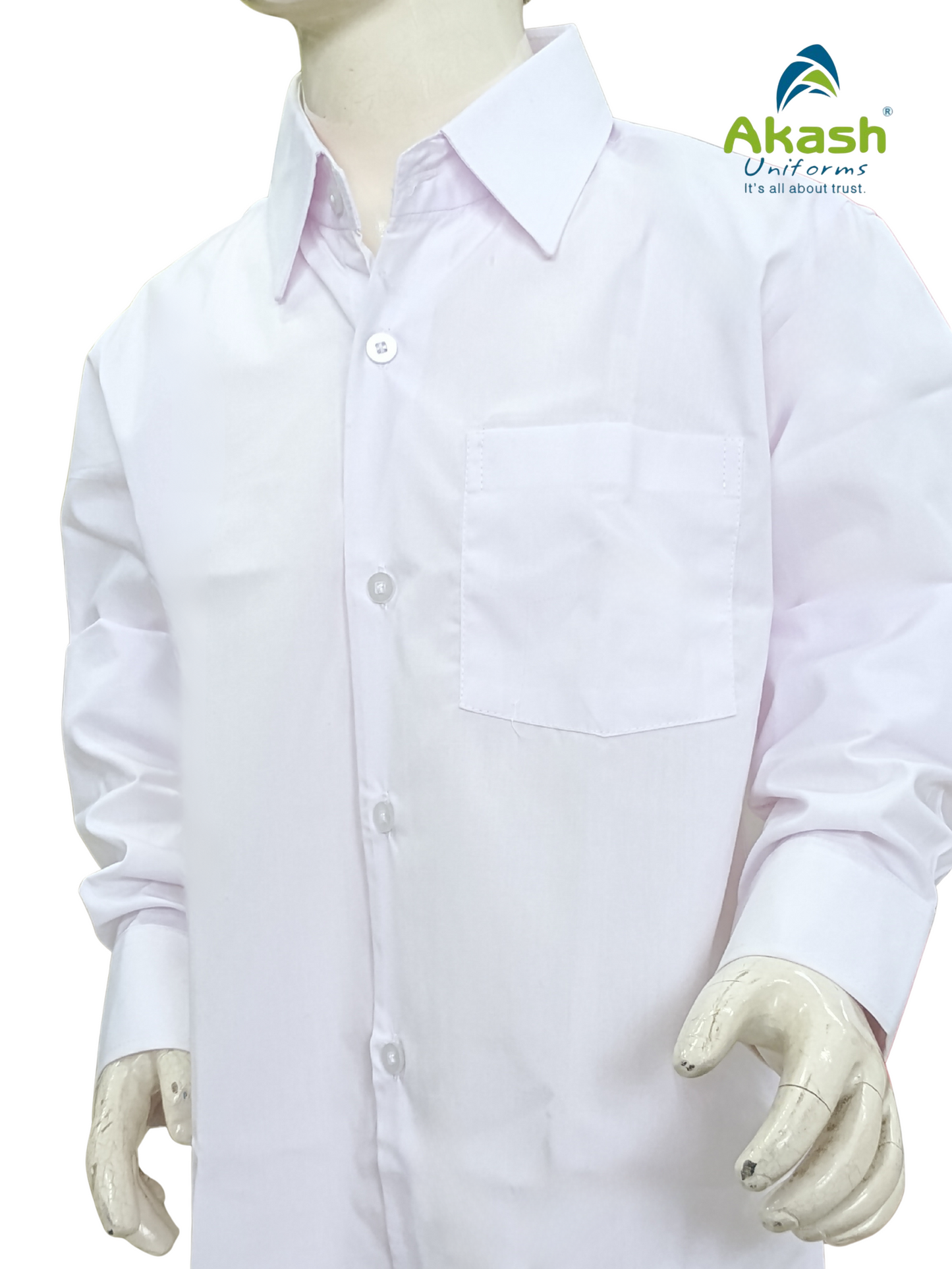 WHITE FULL SHIRT (Class 1-12)