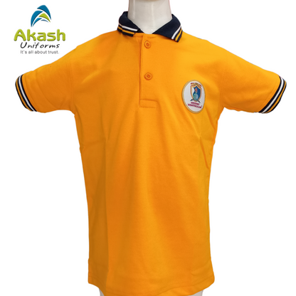 VEDANT VIDYAKULAM YELLOW T-SHIRT