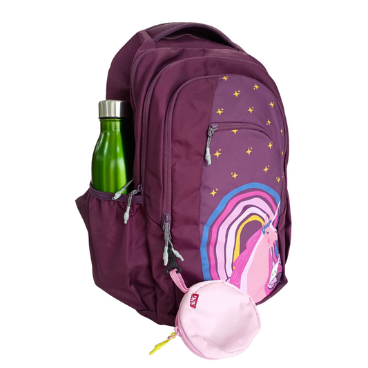 WILDCRAFT GIRL-3 SCHOOL BAG WITH POUCH