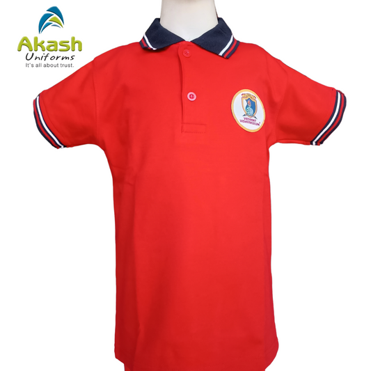 VEDANT VIDYAKULAM RED T-SHIRT