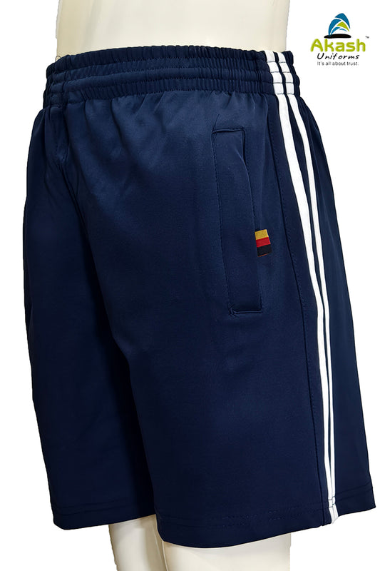 QUEENS' COLLEGE BLUE SPORTS SHORTS