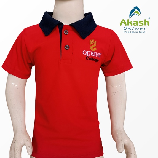 QUEENS' COLLEGE RED -T SHIRT