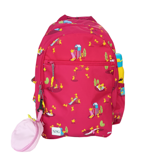 WILDCRAFT GIRL-1 SCHOOL BAG WITH POUCH