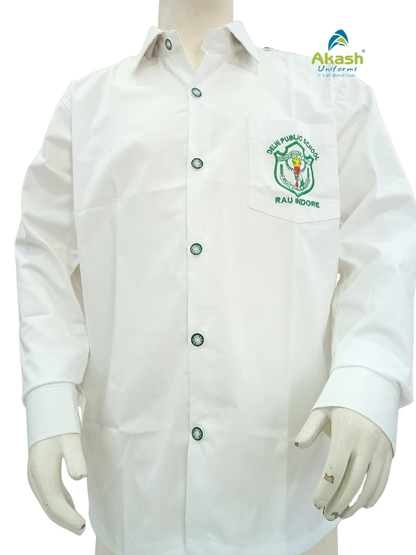 DPS RAU WHITE FULL SHIRT (CLASS 1st to 12th)