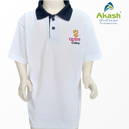 QUEENS' COLLEGE WHITE-T SHIRT