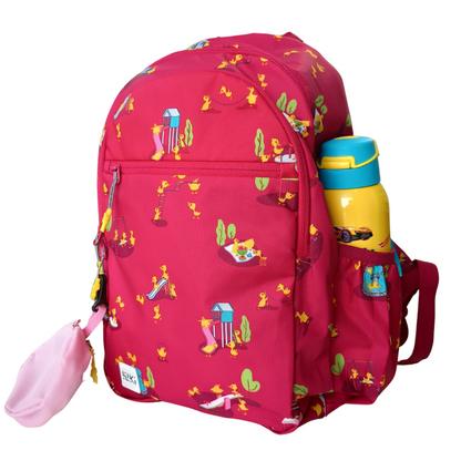 WILDCRAFT GIRL-1 SCHOOL BAG WITH POUCH